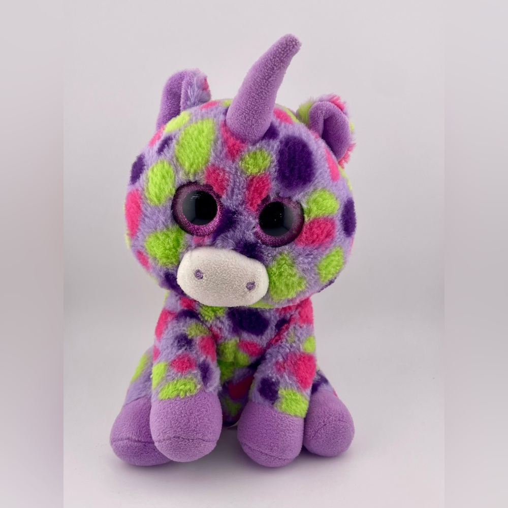Wishful, Purple, Spotted Unicorn from Ty Beanie Boos Collection Plush